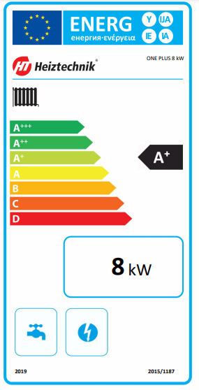 HEIZTECHNIK One Plus Basic etykieta energetyczna